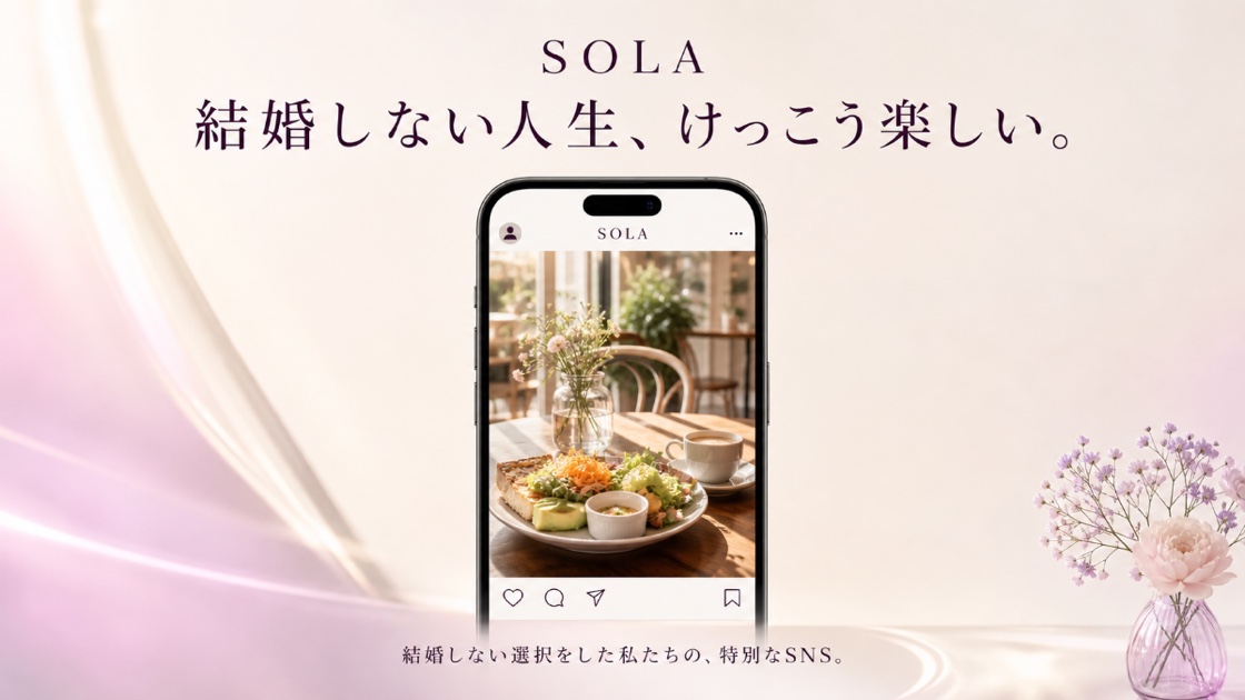 SOLA アプリ画面
